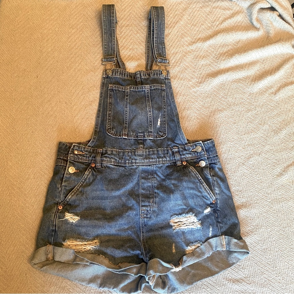 Medium wash Overalls